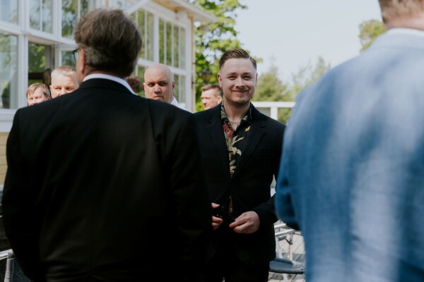 Gäster vid Maprotecs fest.