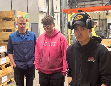 Sommarjobbet gav erfarenhet av automationsmaskiner och arbetslivets rytm